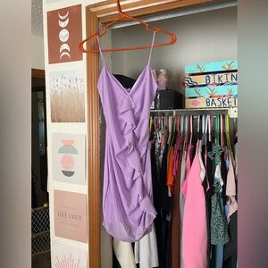 Purple homecoming dress